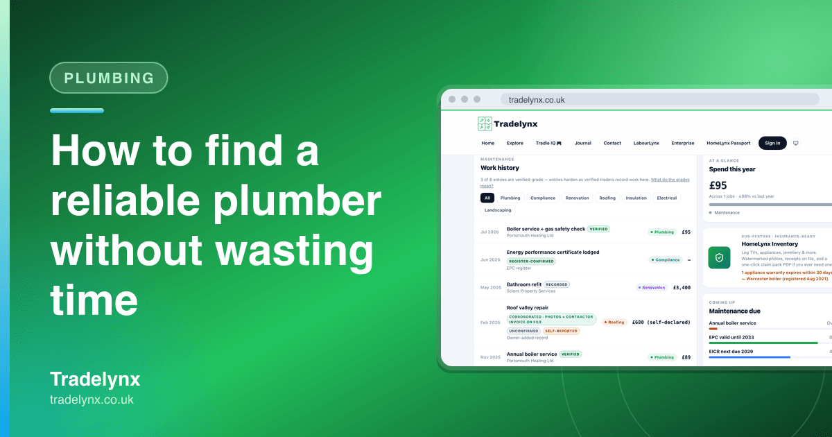 Plumbing — How to find a reliable plumber without wasting time